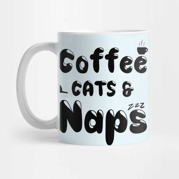 Coffee Cats And Naps by TaliDe